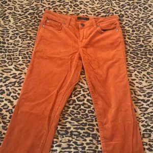 Burnt orange corduroy Jessica Simpson pants